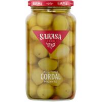 Aceituna gordal picante SARASA, frasco 500 g