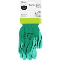 Guante de jardín de nitrilo, talla 7