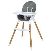 Trona evolutiva 2 en 1 Avista madera y gris BEBE CONFORT Silla Trona evolutiva apta desde los 6 meses hasta los 6 años, soporta hasta 30 kg. Se adapta al tamaño de tu hijo, ofrece diferentes configuraciones que van desde una trona hasta una silla para niños pequeños. Tiene un asiento acolchado, bandeja extraible y un arnés de 5 puntos. EN 14988:2017+A1:2020 (silla alta) D60-300: 2019 (silla pequeña)