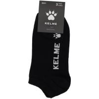 Calcetín mujer deporte invisible, negro, talla única 36/41 KELME, 3 pares