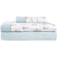 Juego de sábanas Enma, 100% algodón percal EROSKI