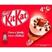 Cono classic KIT KAT, pack 4x100 ml