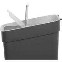 Cubo de basura gris Ready to collect 30 litros CURVER, 55x37x25 cm