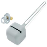 Portachupetes azul de silicona INTERBABY