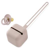 Portachupetes rosa de silicona INTERBABY