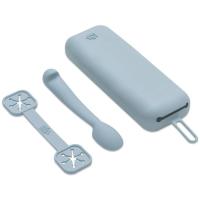 INTERBABY silikonazko mahai-tresna euskarri urdina