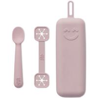 Portacubiertos rosa de silicona INTERBABY Portacubiertos rosa de silicona INTERBABY