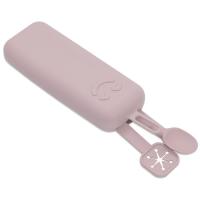 Portacubiertos rosa de silicona INTERBABY