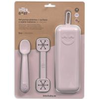 Portacubiertos rosa de silicona INTERBABY