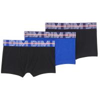 Bóxer infantil algodón elástico, negro/azul talla 14 ECODIM, pack 3 uds