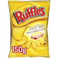 Patatas fritas RUFFLES YORK¿ESO, bolsa 150 g