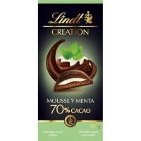 Chocolate negro con mousse de menta CREATION, tableta 150 g