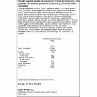 Cookie helado con base de avena VALSOIA, caja 3 uds