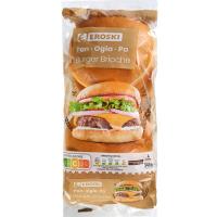 Pan burger brioche EROSKI, 4 uds, paquete 340 g Pan burger brioche EROSKI, 4 uds, paquete 340 g