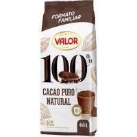 VALOR % 100 kakao disolbagarri naturala, poltsa 460 g