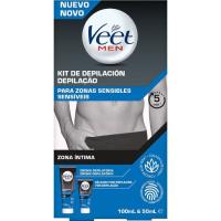 VEET MEN eremu intimoak depilatzeko gizonentzako krema, tutua 150 ml