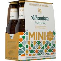 Cerveza ALHAMBRA ESPECIAL, pack 6x20 cl