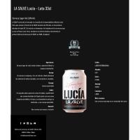 LA SALVE LUCÍA garagardoa, lata 33 cl