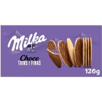 Galleta fina de chocolate MILKA, caja 126 g