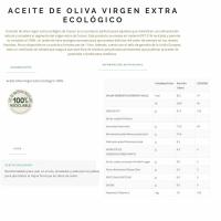 Aceite de oliva virgen extra eco COOSUR, botella 1 litro