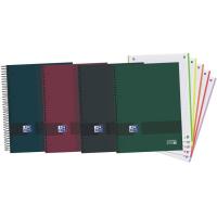 Cuaderno espiral A4, micro perforado, cuadriculado, colores surtidos OXFORD, 1 ud