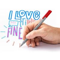 Rotulador punta 0,3 mm colores surtidos, Triplus 25 years STAEDTLER, pack 4+1 uds