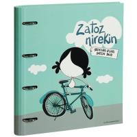 Carpeta block 4 anillas A4, Zatoz Nirekin MUXOTE, 1 ud