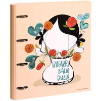 Carpeta block 4 anillas A4, Izaugarri MUXOTE, 1 ud