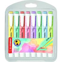 Estuche con marcador fluorescente 8 colores pastel Swing Cool STABILO, pack 8 uds Estuche con marcador fluorescente 8 colores pastel Swing Cool STABILO, pack 8 uds
