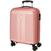 Trolley cabina nude, 4 ruedas material rigido ABS, cierre combinación, 40x55x20 cm