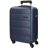 Trolley cabina Flex marino ABS, 4 ruedas, cierre combinación ROLL ROAD, 40x55x20cm