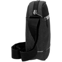 Bandolera en poliéster negro, correa ajustable MOVOM, 22x17x6 cm