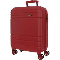 Trolley cabina Galaxy rojo ABS, 4 ruedas, cierre combinación ROLL ROAD, 40x55x20cm