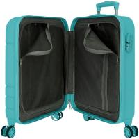 Trolley cabina Galaxy turquesa ABS 4ruedas cierre combinación ROLL ROAD,40x55x20cm