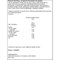 Pan hot dog NUTIFREE, paquete 65 g