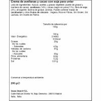 Crema de avellanas, cacao y soja para untar VALSOIA, tarro 200 g