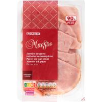 Jamón de pavo braseado EROSKI MAESTRO, bandeja 100 g