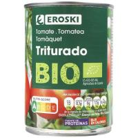 EROSKI tomate birrindu ekologikoa, lata 400 g