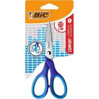 Tijera escolar 13 cm, surtido color ¿Cuál te llegará? Comfort BIC, pack 1 ud