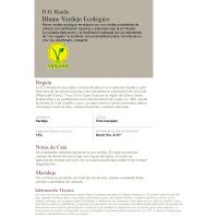 Vino Blanco Verdejo Ecológico D.O. Rueda BLUME, botella 75 cl