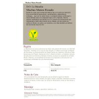 Vino Rosado D.O. Mancha MUCHAS MANOS, botella 75 cl