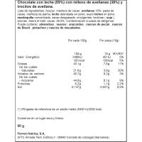 Chocolate original FERRERO ROCHER, tableta 90 g