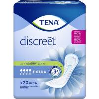 Compresa de incontinencia extra TENA Discreet, paquete 20 uds