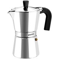 Cafetera de aluminio Vitro Express, apto para cocinas eléctricas, gas y vitrocerámica MONIX, 6 tazas