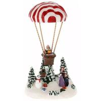 Globo Papa Nöel Navideño, con luz led, 27 cm, surtido ¿Cuál te llegará?, 1 ud