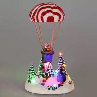 Globo Papa Nöel Navideño, con luz led, 27 cm, surtido ¿Cuál te llegará?, 1 ud