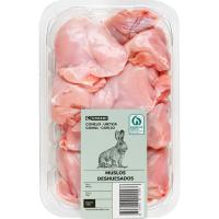 Muslos de conejo deshuesados EROSKI, bandeja aprox. 400 g