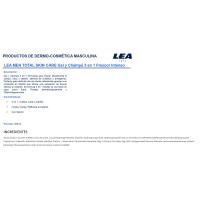 Gel champú 3en1 frescor intenso LEA, bote 300 ml