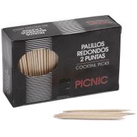 Palillos redondos BETIK, caja 800 uds