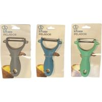 Pelador con mango de plastico, colores surtidos ¿Cuál te llegará? KITCHEN, 1 ud